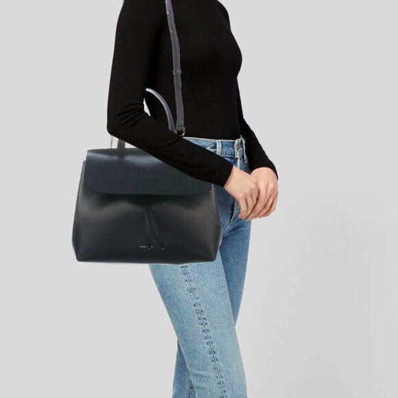 Mansur Gavriel Large Leather Lady Bag - Picture 2 of 5
